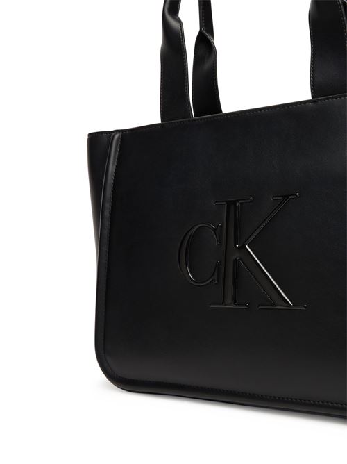 BOLD CK MEDIUM TOTE CALVIN KLEIN JEANS | LV04F3218G/UB1